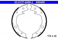 Brake Shoe Kit, parking brake 03.0137-0459.2 ATE