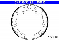 Brake Shoe Kit, parking brake 03.0137-3012.2 ATE
