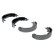 Brake Shoe Kit, parking brake 03.0137-3030.2 ATE, Thumbnail 2