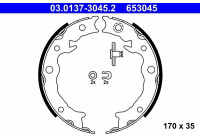 Brake Shoe Kit, parking brake 03.0137-3045.2 ATE