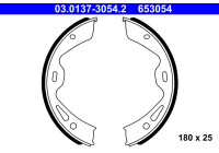 Brake Shoe Kit, parking brake 03.0137-3054.2 ATE