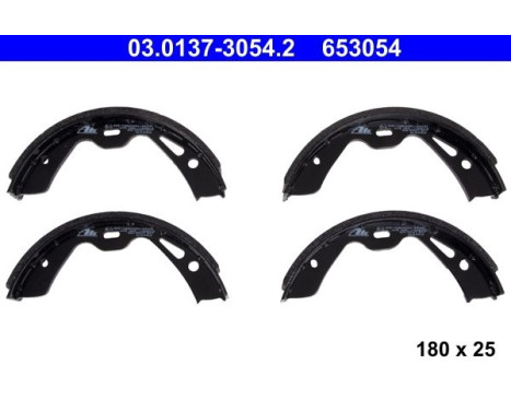 Brake Shoe Kit, parking brake 03.0137-3054.2 ATE, Image 2