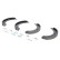 Brake Shoe Kit, parking brake 03.0137-4011.2 ATE, Thumbnail 2