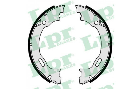 Brake Shoe Kit, parking brake 08720 Lpr