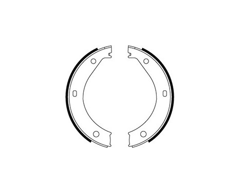 Brake Shoe Kit, parking brake 8805 ABS, Image 2