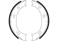 Brake Shoe Kit, parking brake 9021 ABS