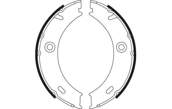 Brake Shoe Kit, parking brake 9022 ABS