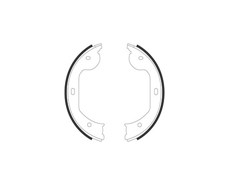 Brake Shoe Kit, parking brake 9109 ABS, Image 2