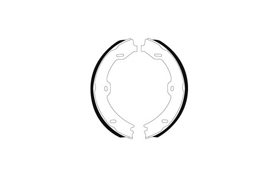 Brake Shoe Kit, parking brake 9141 ABS, Image 2