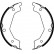 Brake Shoe Kit, parking brake 9196 ABS