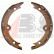 Brake Shoe Kit, parking brake 9301 ABS, Thumbnail 2
