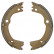 Brake Shoe Kit, parking brake 9371 ABS