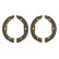 Brake Shoe Kit, parking brake ADBP410033 Blue Print