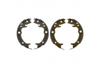 Brake Shoe Kit, parking brake ADH24116 Blue Print