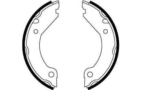 Brake Shoe Kit, parking brake GS8204 TRW, Image 3