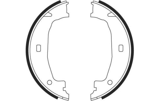 Brake Shoe Kit, parking brake GS8432 TRW, Image 4