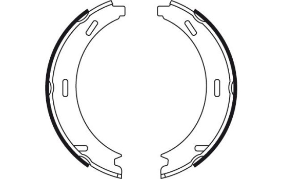 Brake Shoe Kit, parking brake GS8481 TRW, Image 4