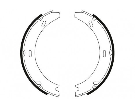 Brake Shoe Kit, parking brake GS8595 TRW, Image 2