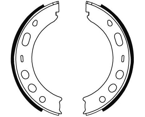 Brake Shoe Kit, parking brake GS8706 TRW, Image 3