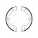 Brake Shoe Kit, parking brake GS8718 TRW, Thumbnail 2