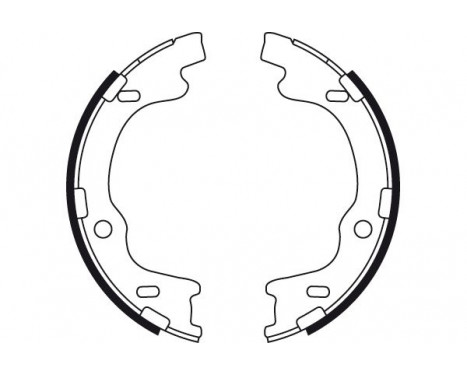 Brake Shoe Kit, parking brake GS8757 TRW, Image 2