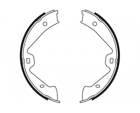 Brake Shoe Kit, parking brake GS8776 TRW, Image 2