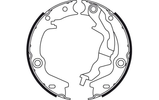 Brake Shoe Kit, parking brake GS8781 TRW, Image 2