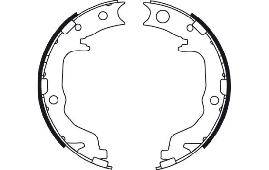 Brake Shoe Kit, parking brake GS8783 TRW, Image 2