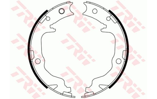 Brake Shoe Kit, parking brake GS8804 TRW
