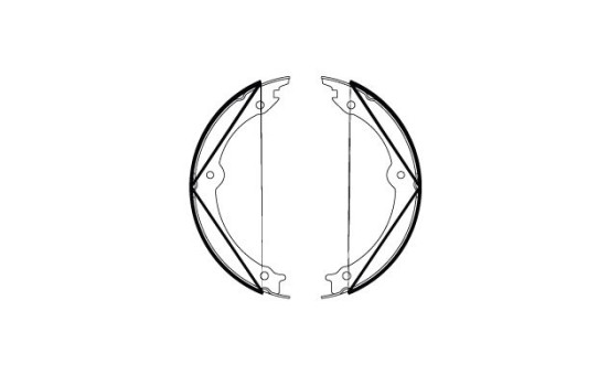 Brake Shoe Kit, parking brake GS8816 TRW, Image 2