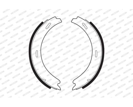 Brake Shoe Kit, parking brake PREMIER FSB196 Ferodo, Image 2