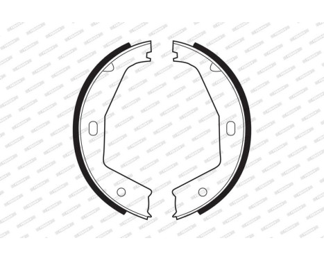 Brake Shoe Kit, parking brake PREMIER FSB292 Ferodo, Image 2