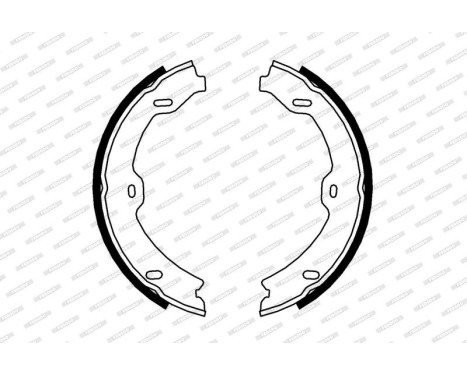 Brake Shoe Kit, parking brake PREMIER FSB4000 Ferodo, Image 2