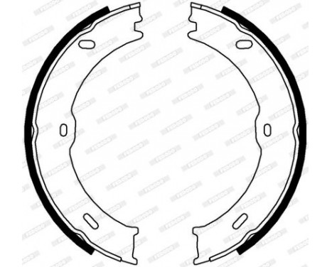 Brake Shoe Kit, parking brake PREMIER FSB4001 Ferodo, Image 2