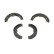 Brake Shoe Kit, parking brake PREMIER FSB4001 Ferodo