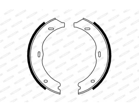 Brake Shoe Kit, parking brake PREMIER FSB4003 Ferodo