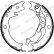 Brake Shoe Kit, parking brake PREMIER FSB4017 Ferodo, Thumbnail 2