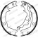 Brake Shoe Kit, parking brake PREMIER FSB4045 Ferodo, Thumbnail 2