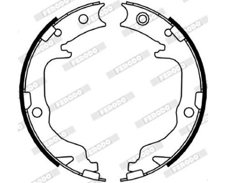 Brake Shoe Kit, parking brake PREMIER FSB4059 Ferodo
