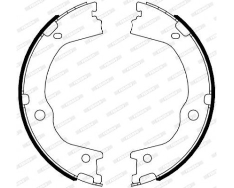 Brake Shoe Kit, parking brake PREMIER FSB4089 Ferodo, Image 2