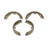 Brake Shoe Kit, parking brake PREMIER FSB4129 Ferodo