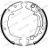 Brake Shoe Kit, parking brake PREMIER FSB4131 Ferodo, Thumbnail 2