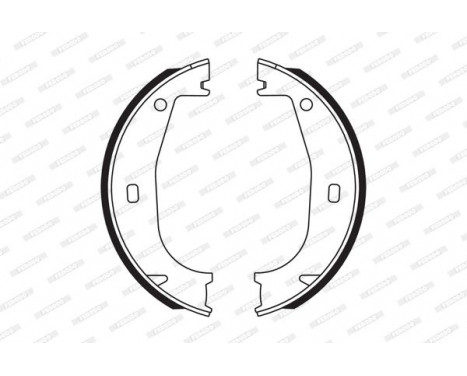 Brake Shoe Kit, parking brake PREMIER FSB546 Ferodo, Image 2