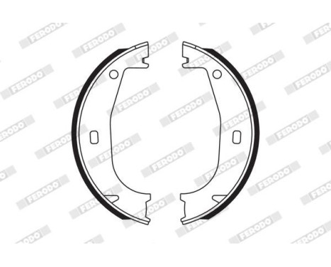 Brake Shoe Kit, parking brake PREMIER FSB546 Ferodo, Image 2
