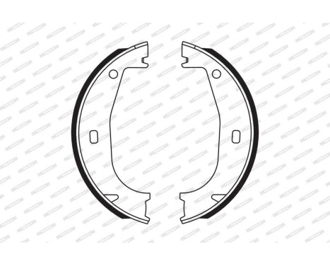 Brake Shoe Kit, parking brake PREMIER FSB546 Ferodo, Image 2