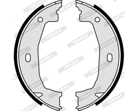Brake Shoe Kit, parking brake PREMIER FSB592 Ferodo, Image 2
