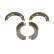 Brake Shoe Kit, parking brake PREMIER FSB624 Ferodo