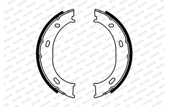 Brake Shoe Kit, parking brake PREMIER FSB624 Ferodo, Image 2