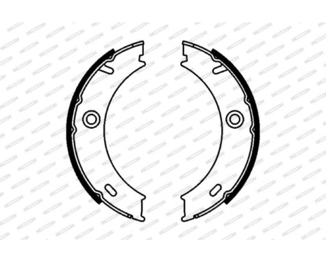 Brake Shoe Kit, parking brake PREMIER FSB625 Ferodo, Image 2