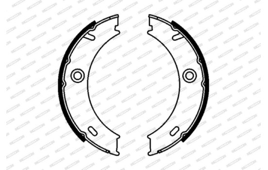 Brake Shoe Kit, parking brake PREMIER FSB625 Ferodo, Image 2